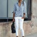 How to look good with white jeans?