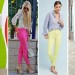 Pantaloni colorați: inspirație din anii 90!