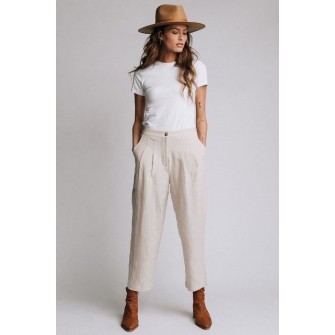 Modern women's linen pants