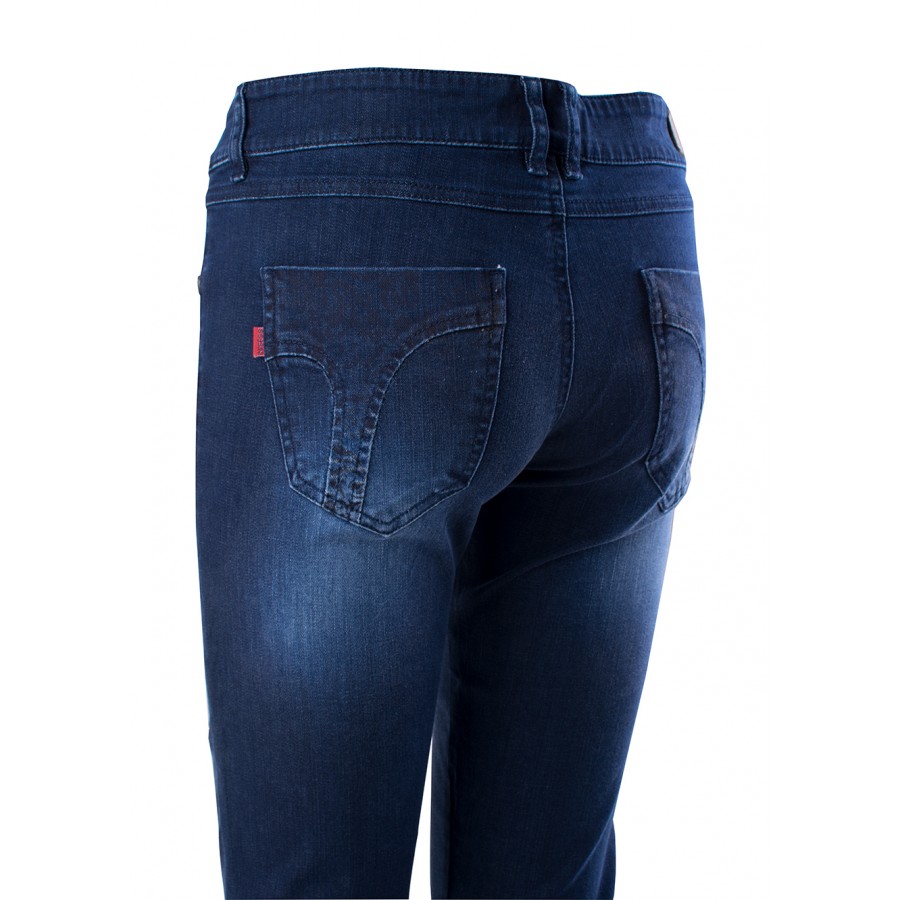 Classic Women's Jeans with High Waist 17509