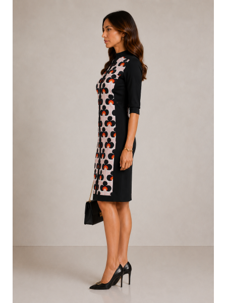 Rochie neagră pentru dame R 18576 / 2019 Rochie neagră pentru dame R 18576 / 2019