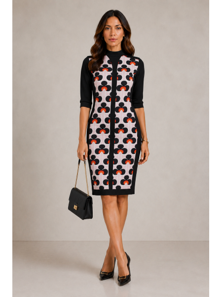 Rochie neagră pentru dame R 18576 / 2019