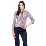 Women's Pepit Jacket with Red Blue and White Stripes 19550 / 2020