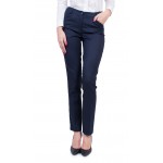 Women's formal dark blue trousers N 19557 / 2019