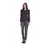 Bayan Takım Bluz ve Bej Pantolon 18583 - 557 / 2022