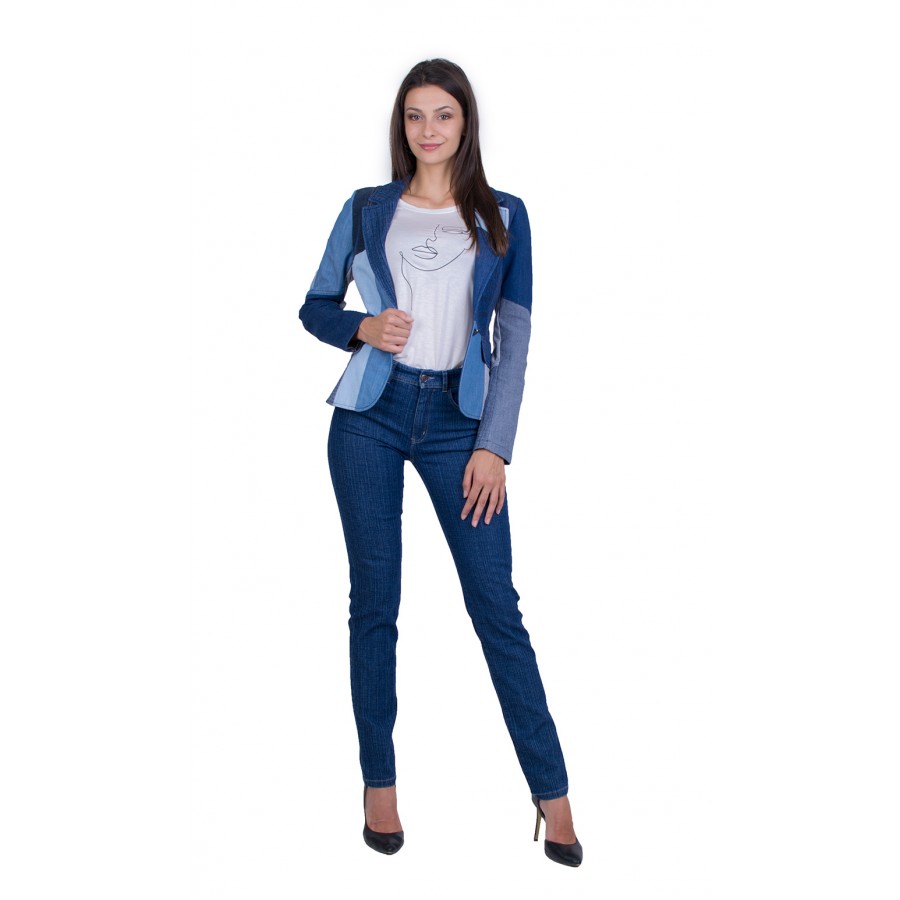 ▷ Ladies Set with Denim Pants | INISESS