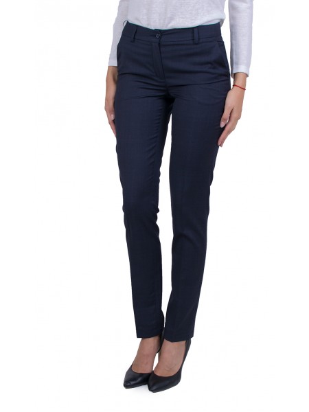 Dark Blue Women's Casual Pants 21526 / 2022