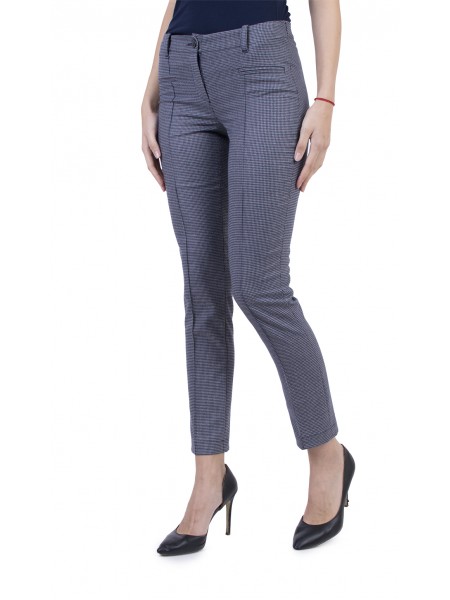 Women's Pants Blue Pepit 22517 blue / 2023