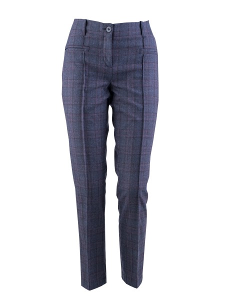 Check woolen trousers 23527 / 2023