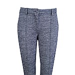 Pantaloni de lână pentru femei în culoarea gri melanj – Eleganță și confort pentru toamna-iarna 25502 / 2025 Pantaloni de lână pentru femei în culoarea gri melanj – Eleganță și confort pentru toamna-iarna 25502 / 2025