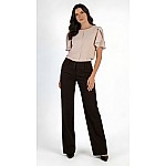 Classic Women's Straight Leg Trousers 25503 Brown / 2025 Classic Women's Straight Leg Trousers 25503 Brown / 2025