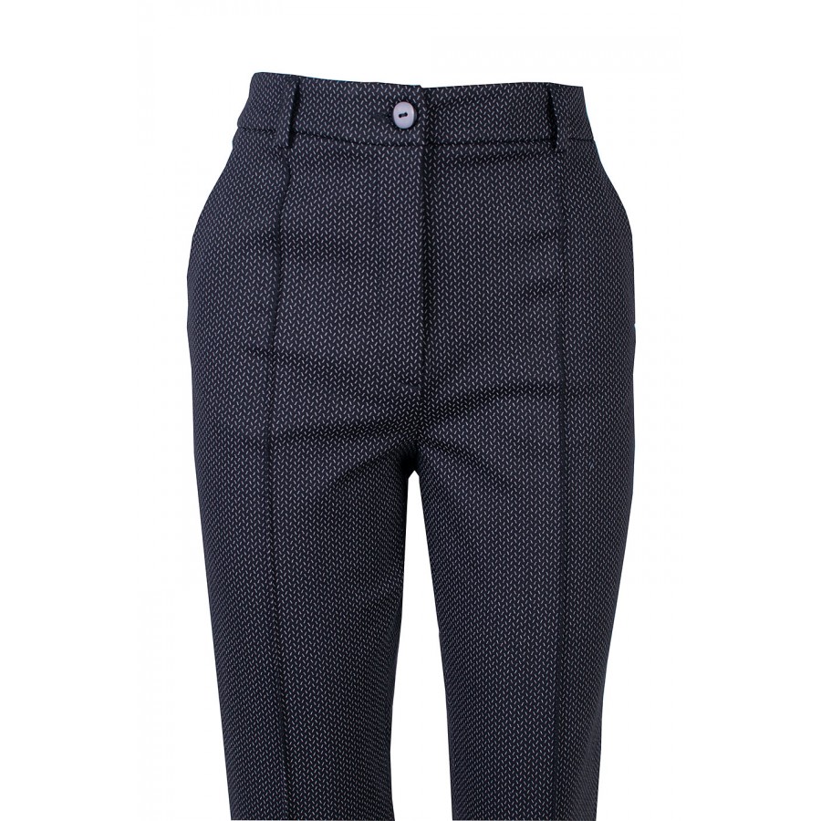 Klasik Siyah Kadın Geniş Paça Pantolon 25511 / 2025 Klasik Siyah Kadın Geniş Paça Pantolon 25511 / 2025