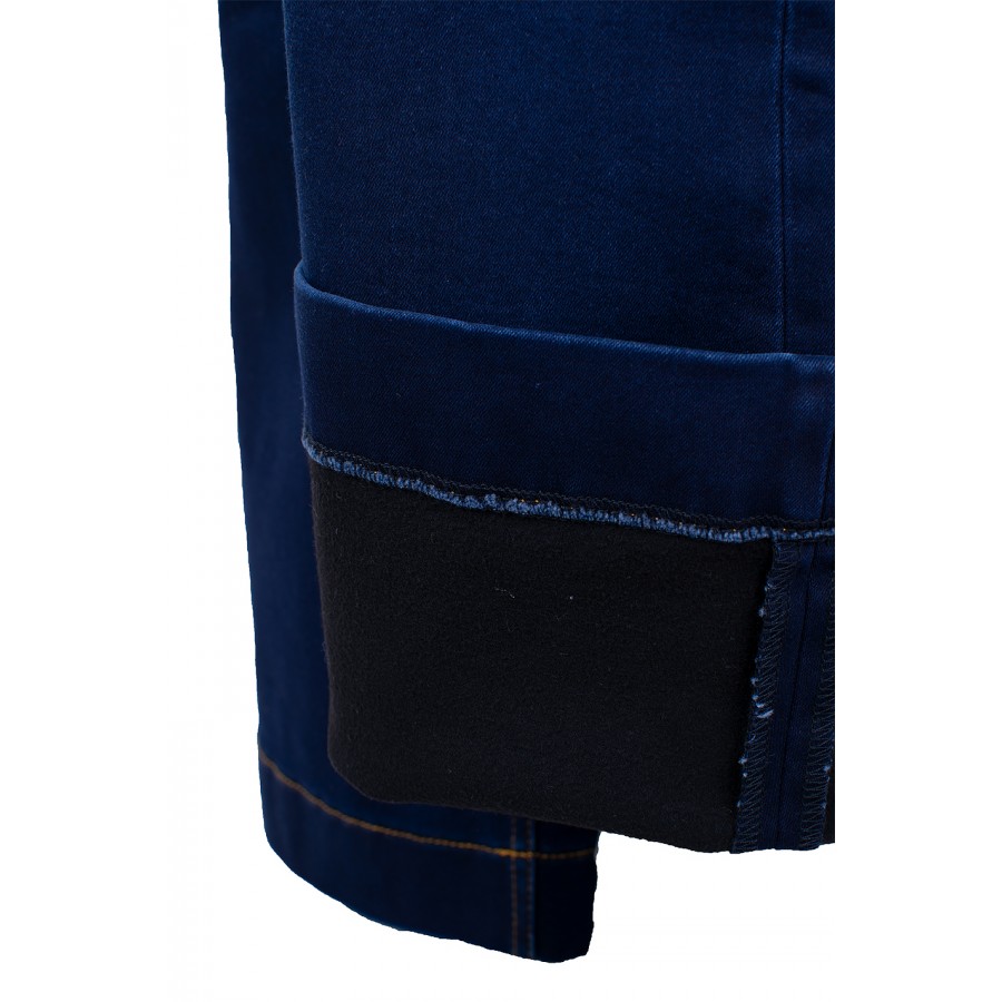 Blugi matlasați bleumarin pentru femei cu picior lat – Model Hit 25521 / 2025 Blugi matlasați bleumarin pentru femei cu picior lat – Model Hit 25521 / 2025