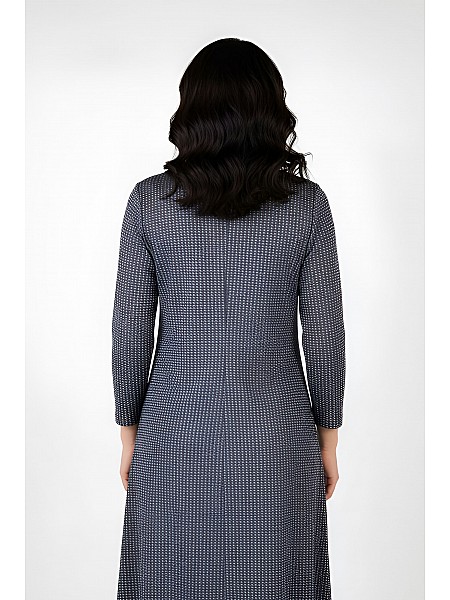 Women's Knitted Dress with Elegant Neckline 25515 / 2025 Women's Knitted Dress with Elegant Neckline 25515 / 2025