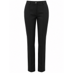 Elegant Women's Black Trousers with Stitched Crease 26501 / 2026 Elegant Women's Black Trousers with Stitched Crease 26501 / 2026