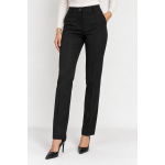 Elegant Women's Black Trousers with Stitched Crease 26501 / 2026 Elegant Women's Black Trousers with Stitched Crease 26501 / 2026