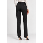 Elegant Women's Black Trousers with Stitched Crease 26501 / 2026 Elegant Women's Black Trousers with Stitched Crease 26501 / 2026