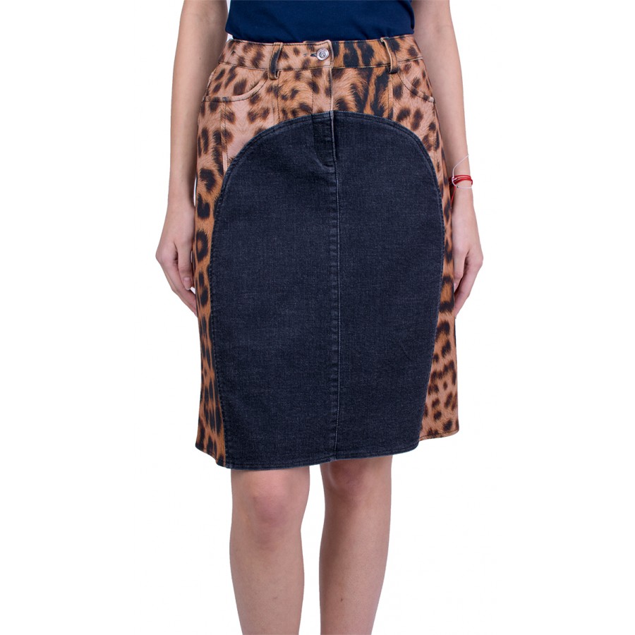 Denim Straight Skirt 20548 / 2021