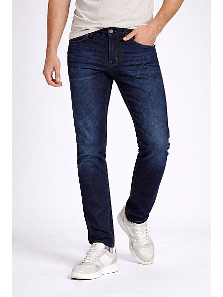 Men's Navy Jeans with a Modern Slim Fit 18501 / 2026 Men's Navy Jeans with a Modern Slim Fit 18501 / 2026
