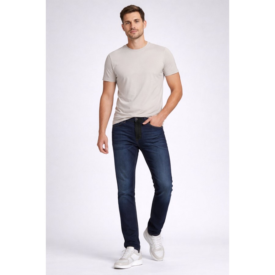 Men's Navy Jeans with a Modern Slim Fit 18501 / 2026