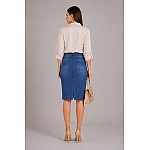 Fustă din denim de vară de vară P 17144 Fustă din denim de vară de vară P 17144
