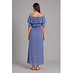 Rochie lungă din bumbac tricotată din bumbac R 18167 Rochie lungă din bumbac tricotată din bumbac R 18167