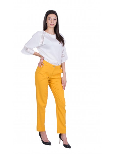 Set bluză pentru femei cu pantaloni de in 20178 - 19220 / 2020