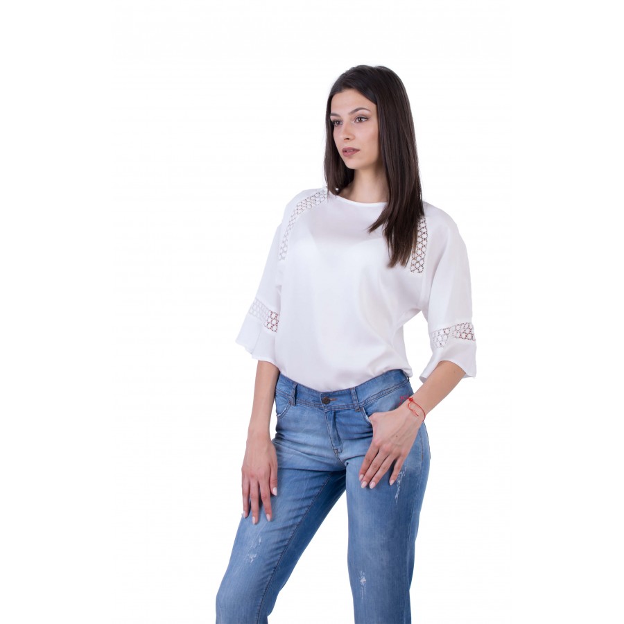 Set de bluză pentru femei cu pantaloni denim BN 20178 - 234 / 2020