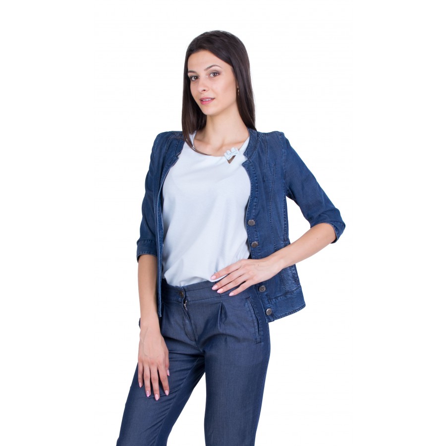 Women's Jacket Set with Denim Pants 17145 - 20203 / 2020