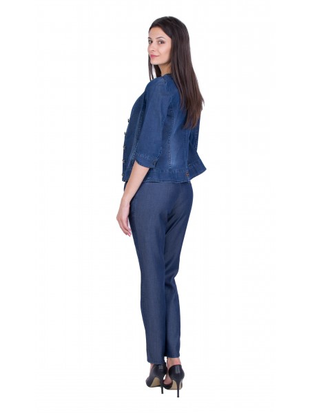 Set jacheta pentru femei cu pantaloni denim 17145 - 20203 / 2020