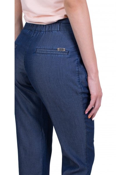 Women's Trousers from Summer Denim Fabric Tencel 20203