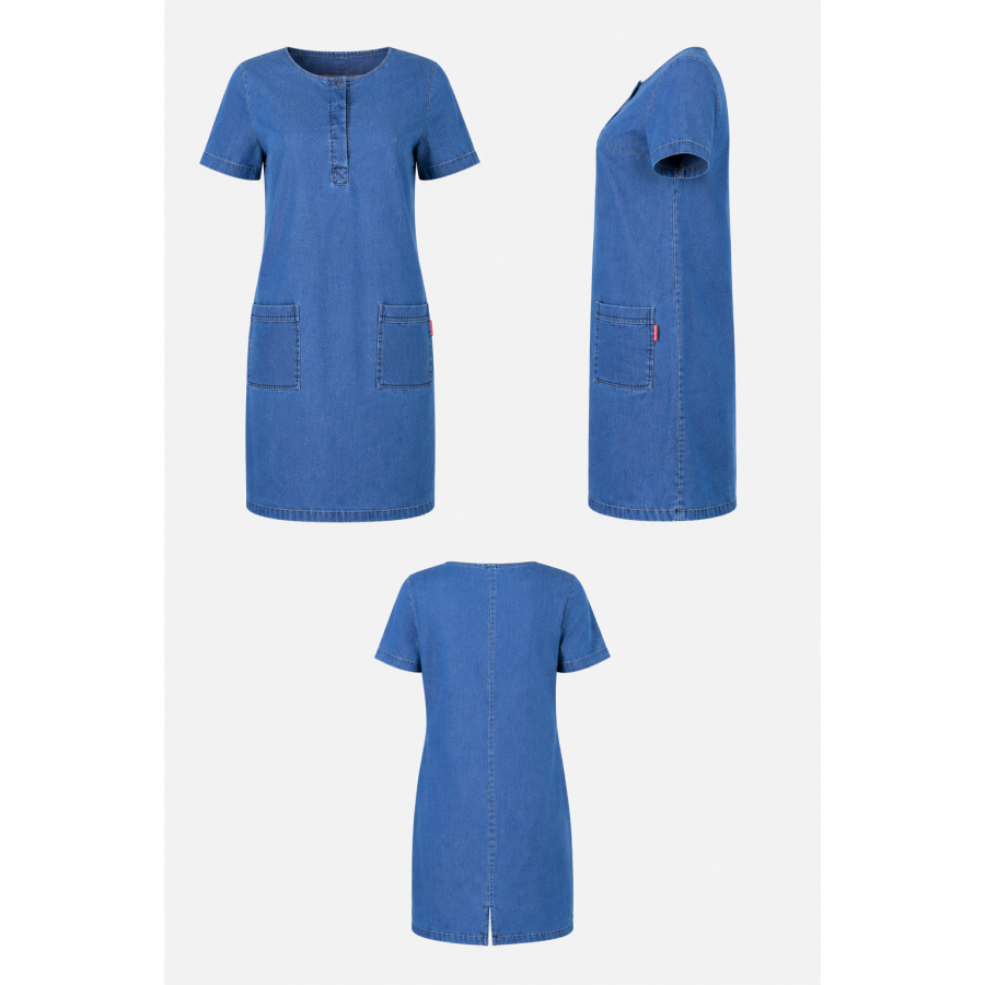 Kadın Denim Elbise by Tencel 20280 / 2020 Kadın Denim Elbise by Tencel 20280 / 2020