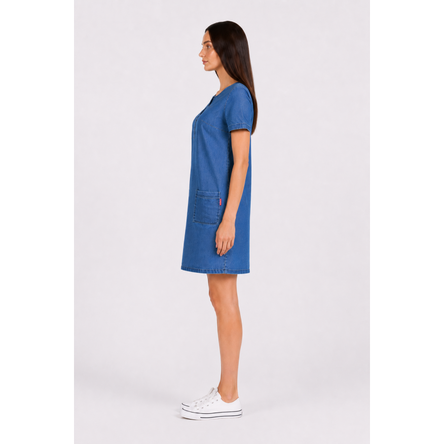 Kadın Denim Elbise by Tencel 20280 / 2020 Kadın Denim Elbise by Tencel 20280 / 2020