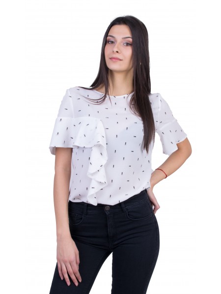 White Women's Blouse B 21111 / 2021