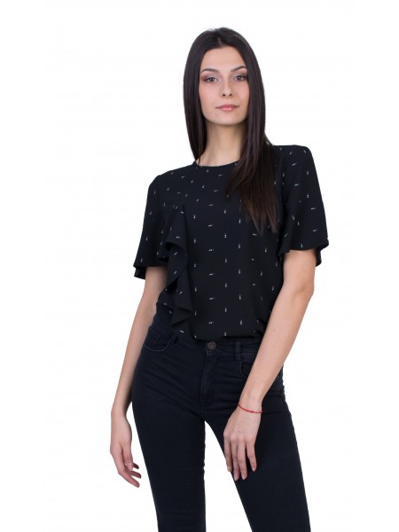 Black Women's Blouse B 21112 / 2021