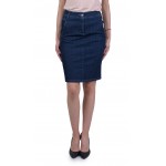 Ladies Blouse Set with Denim Skirt 21807