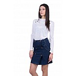 Set bluză damă cu fustă denim 20546 - 554 / 2021 Set bluză damă cu fustă denim 20546 - 554 / 2021