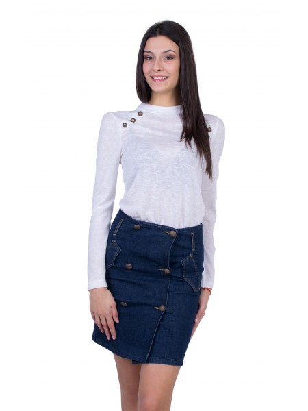 Ladies Set Blouse with Denim Skirt 20546 - 554 / 2021