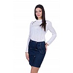 Set bluză damă cu fustă denim 20546 - 554 / 2021 Set bluză damă cu fustă denim 20546 - 554 / 2021