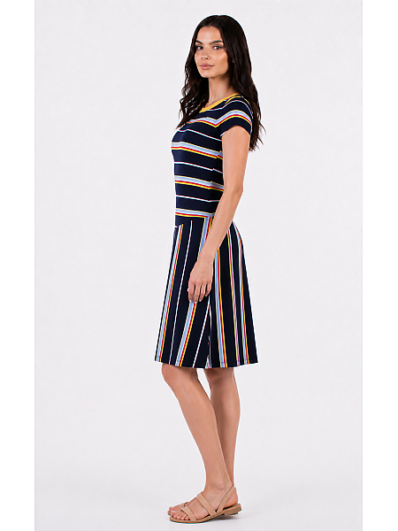 Rochie tricotată de vară pentru femei 21701 / 2021 Rochie tricotată de vară pentru femei 21701 / 2021