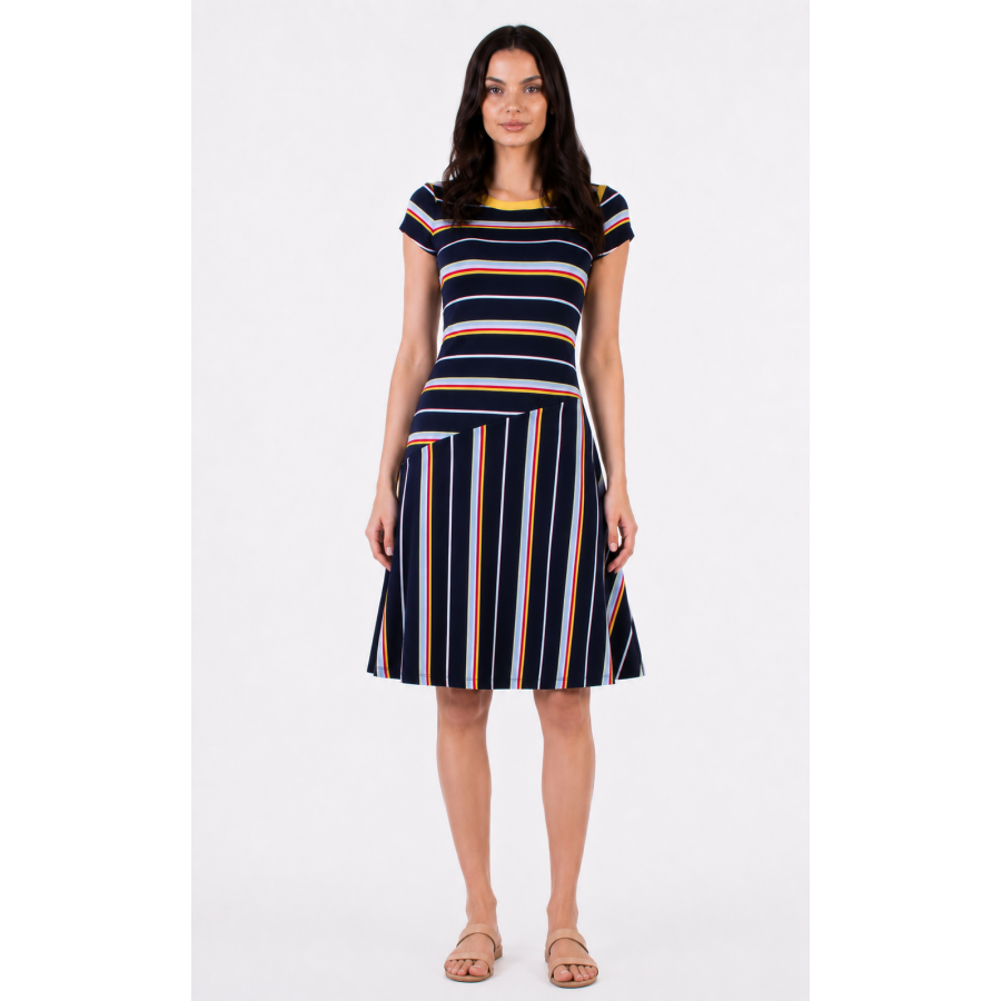 Women's Summer Knitted Dress 21701 / 2021 Women's Summer Knitted Dress 21701 / 2021