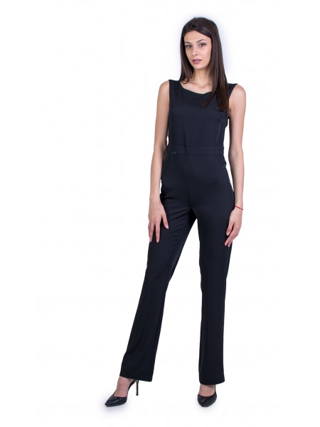 Black Women's Casual Overalls 21155