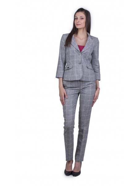 Women's Linen Suit with Pants 21154 - 158 / 2021