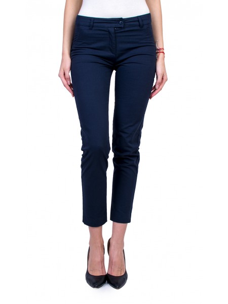 Women's Cotton Pants Dark Blue 21132 / 2021