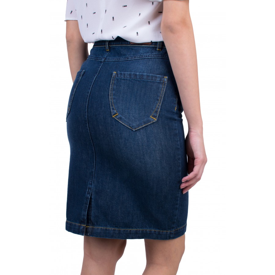 Denim Straight Skirt 20548 / 2021