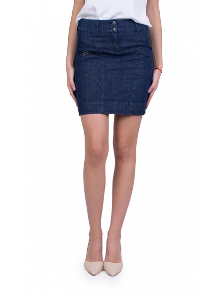 Women's Short Denim Skirt P 21113 / 2021