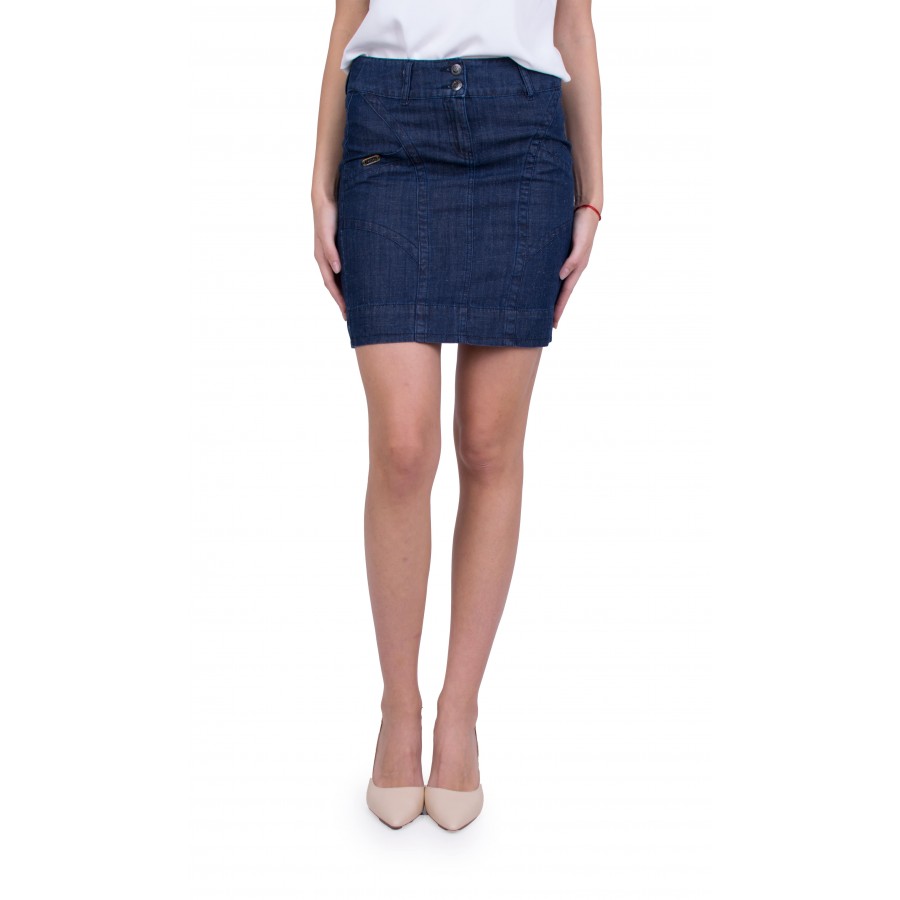 Iamsure Preppy Style Casual Zipper Fly Safety Short Denim Skirt Summer  Streetwear Ruffles High Waist Mini Jeans Skirt For Women - Skirts -  AliExpress