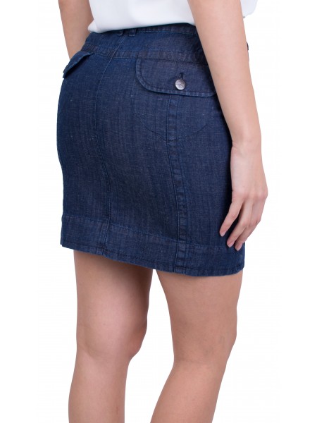 Women's Short Denim Skirt P 21113 / 2021