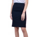 Elegant Black Straight Skirt 21122 / 2021