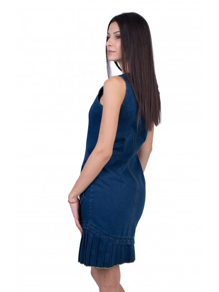 Rochie din denim pentru femei R 20551 / 2021